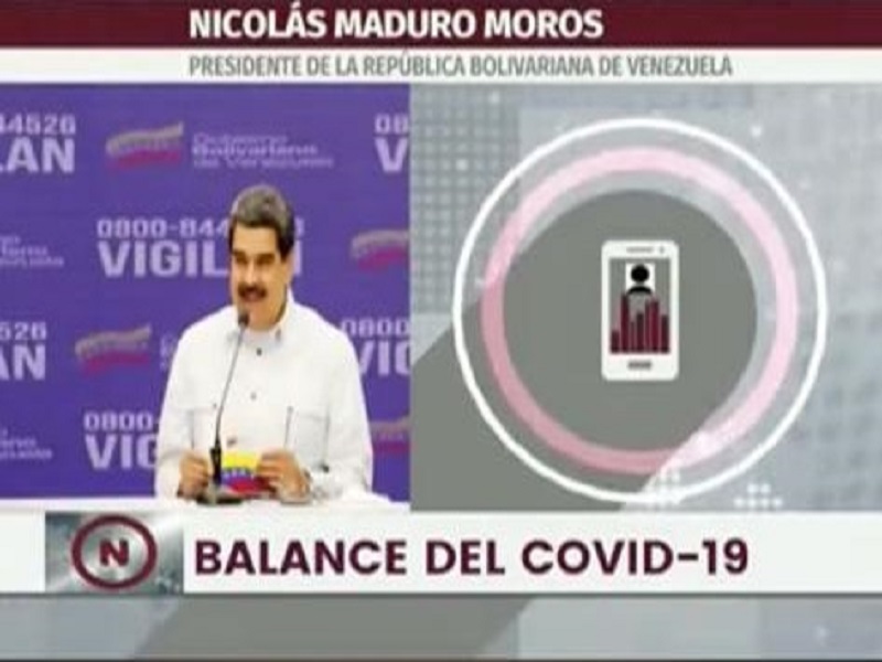 Presidente Maduro pide reforzar cuidados para mantener disminución del contagio