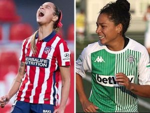 Deyna Castellanos y Oriana Altuve chocan este domingo en la Liga española