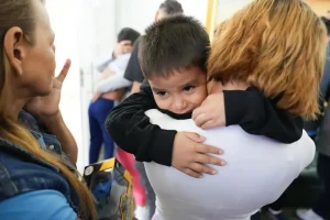 Tres niños venezolanos