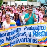 Docentes de La Guaira se movilizan para exigir el cese de las sanciones económicas